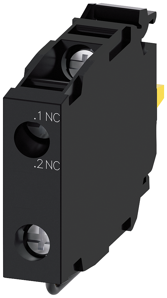 Control Industrial Siemens 3SU1400-1AA10-1HA0 SIRIUS ACT Módulo 1NC Vigilancia de Presencia en carcasa negra