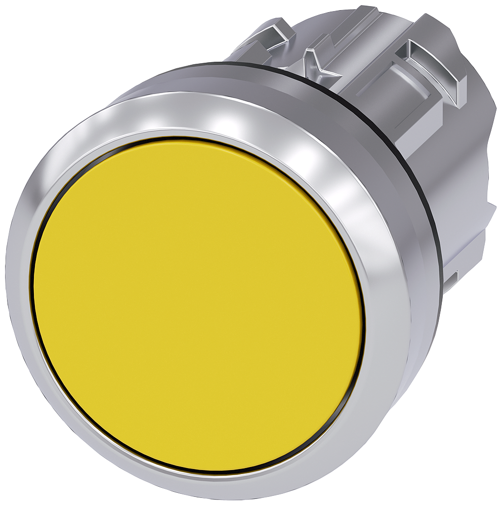 Pulsador Sirius ACT Siemens 3SU1050-0AB30-0AA0 amarillo 22 mm