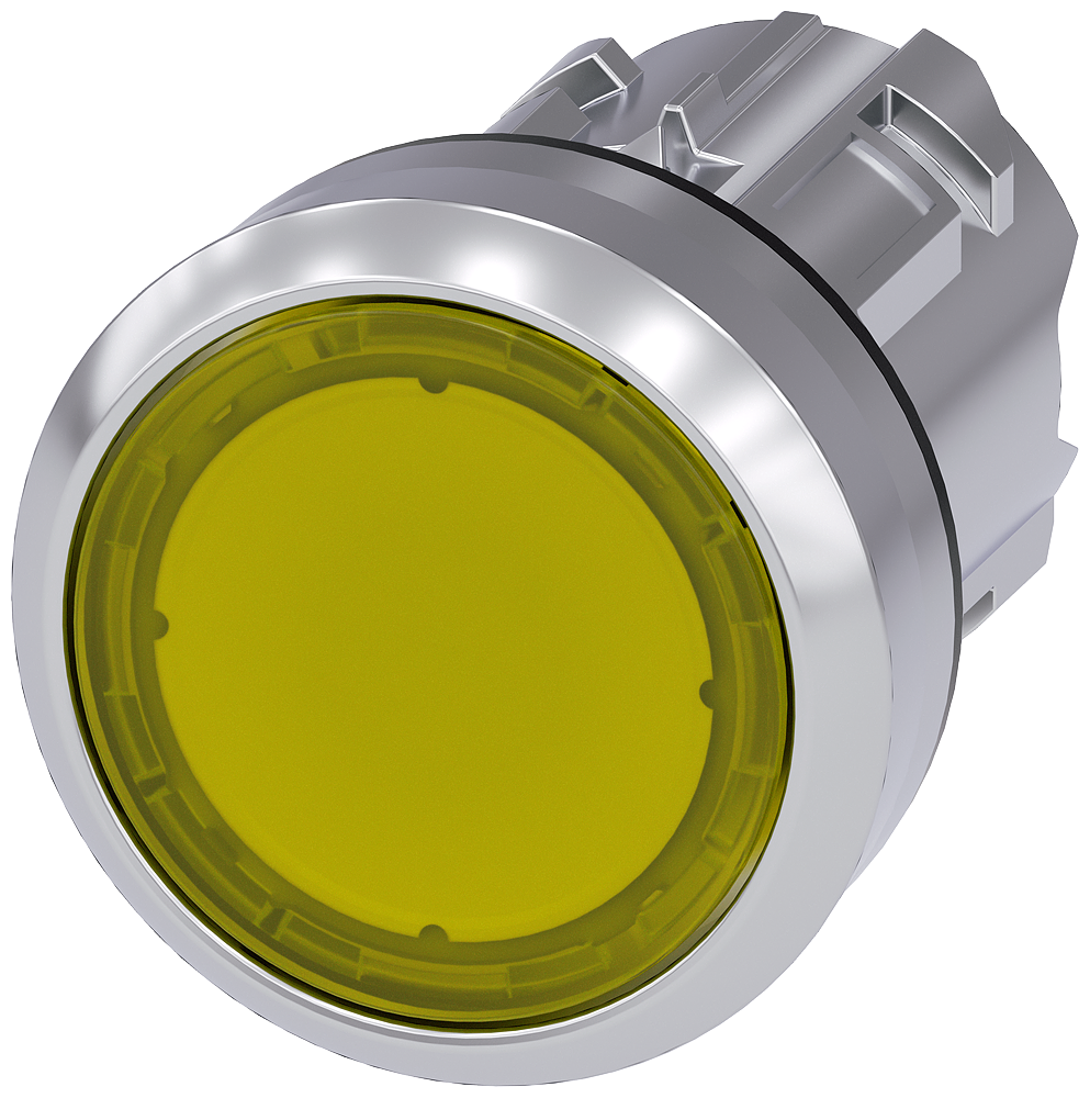 Pulsador luminoso amarillo Siemens 3SU1051-0AB30-0AA0