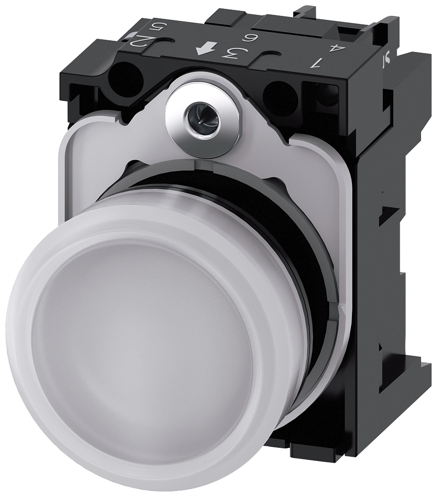 Lámpara de Señalización LED Siemens 3SU1106-6AA60-1AA0