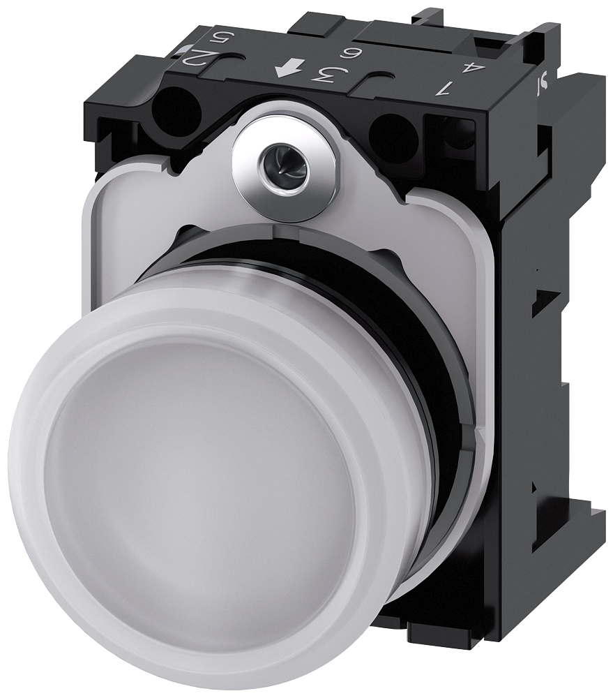 Lámpara de señalización Siemens 3SU1103-6AA60-1AA0 LED 110 V AC