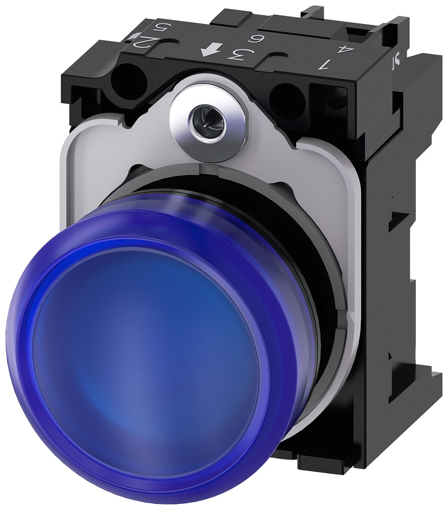 Lámpara de Señalización Siemens 3SU1103-6AA50-1AA0 vista del producto