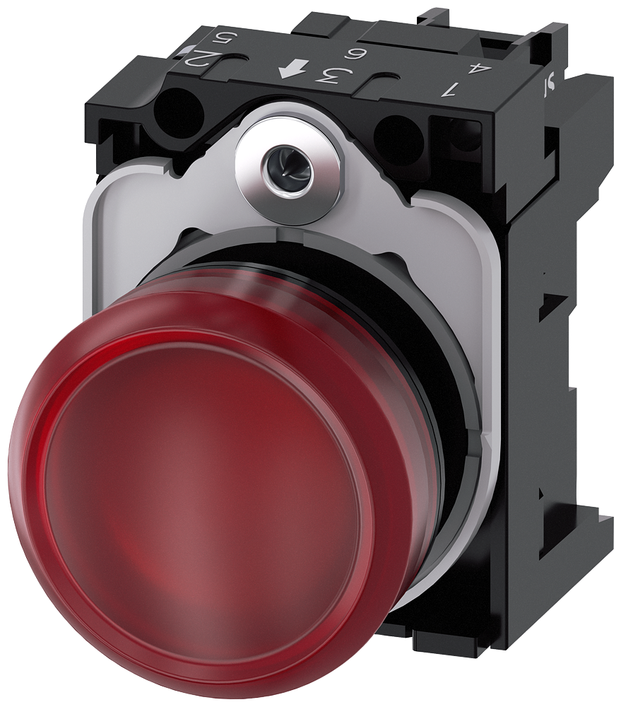 Lámpara de señalización LED Siemens 3SU1103-6AA20-1AA0