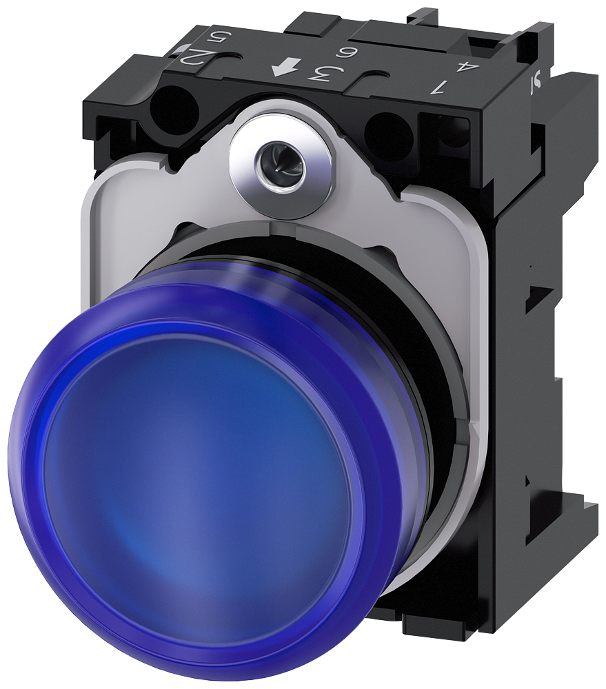 Lámpara de Señalización LED Siemens 3SU1102-6AA50-1AA0