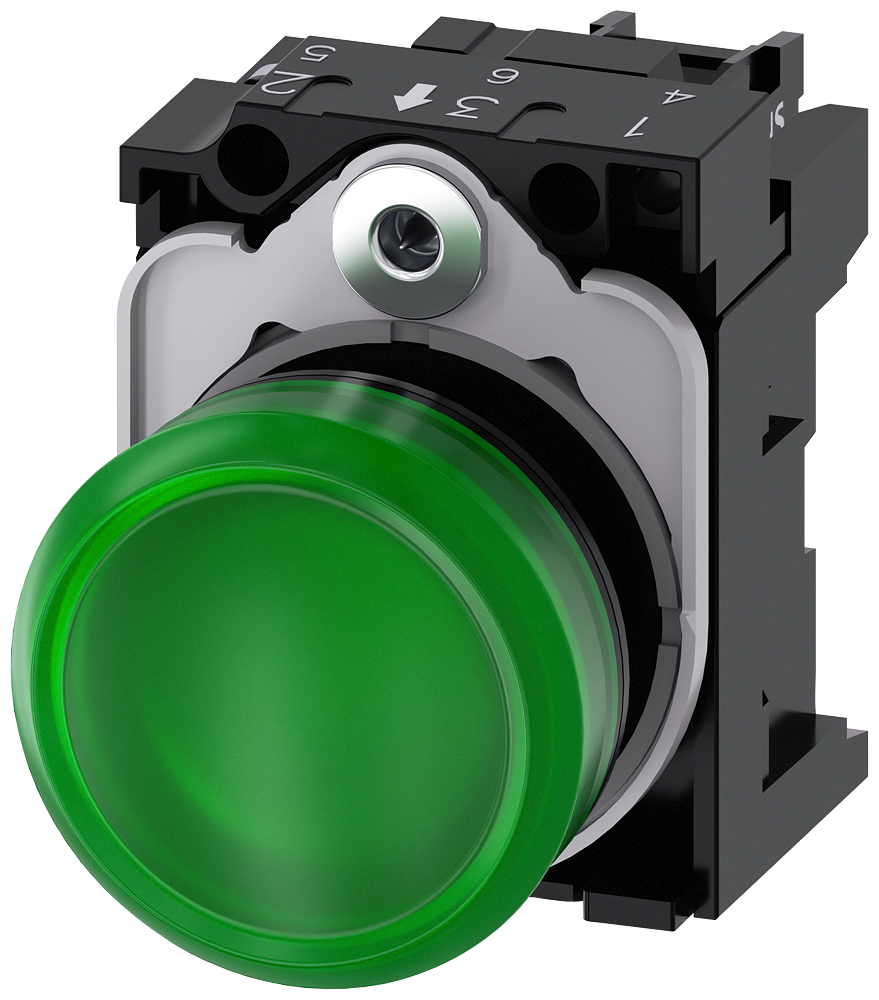 Lámpara de señalización Siemens 3SU1102-6AA40-1AA0