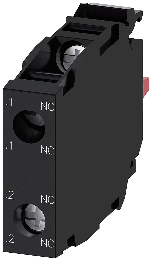 Control Industrial Siemens 3SU1400-1AA10-1EA0 con 2 contactos