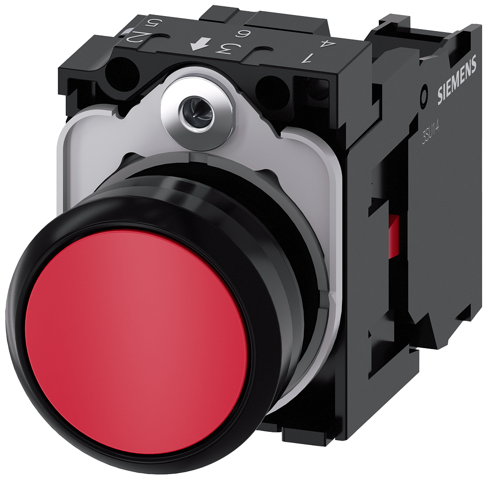 Pulsador Siemens 3SU1100-0AB20-1CA0