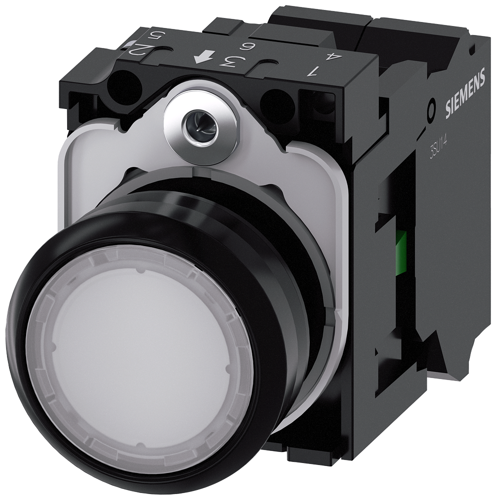 Pulsador Luminoso LED Integrado Siemens 3SU1102-0AB60-3BA0
