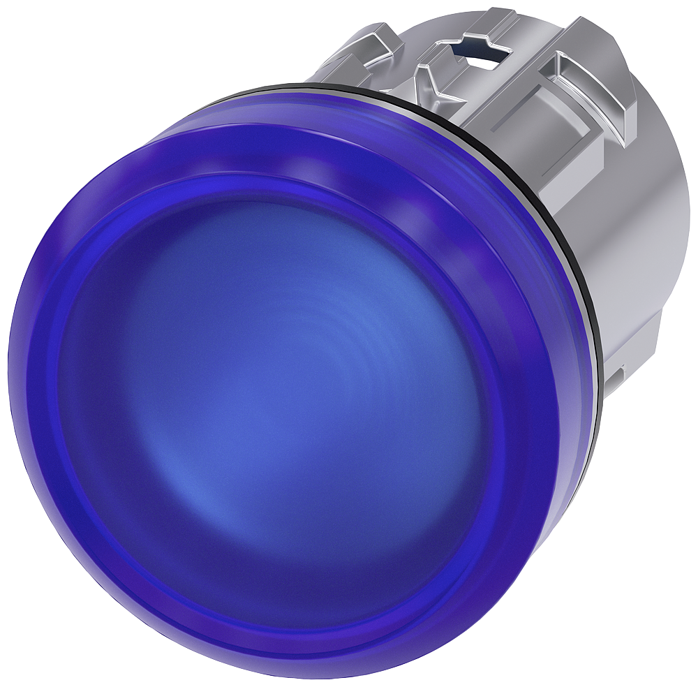 Control Industrial Siemens 3SU1051-6AA50-0AA0 Lámpara de Señalización azul 22 mm