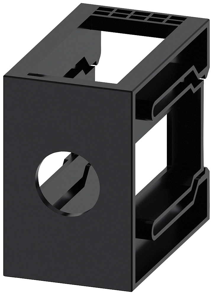 Adaptador para montaje Siemens 3SU1900-0KH80-0AA0 negro
