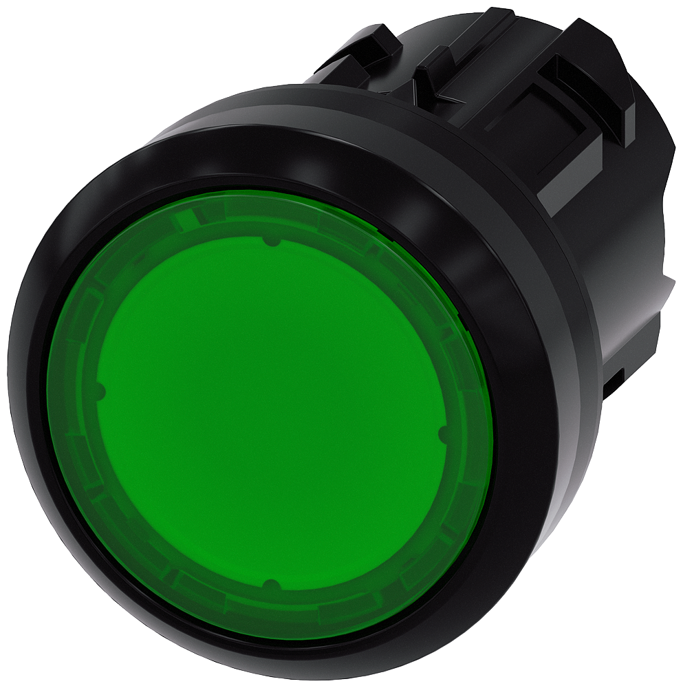 Pulsador luminoso Siemens 3SU1001-0AB40-0AA0