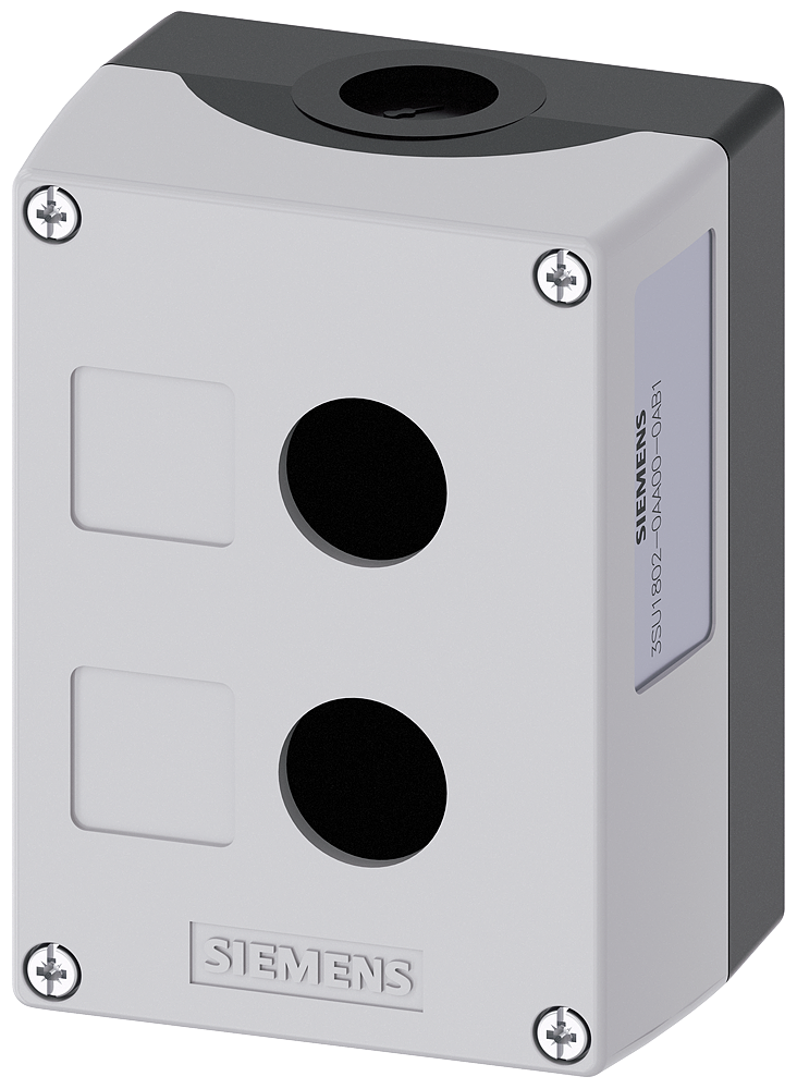 Caja de mando y señalización Siemens 3SU1802-0AA00-0AB1 vista del producto