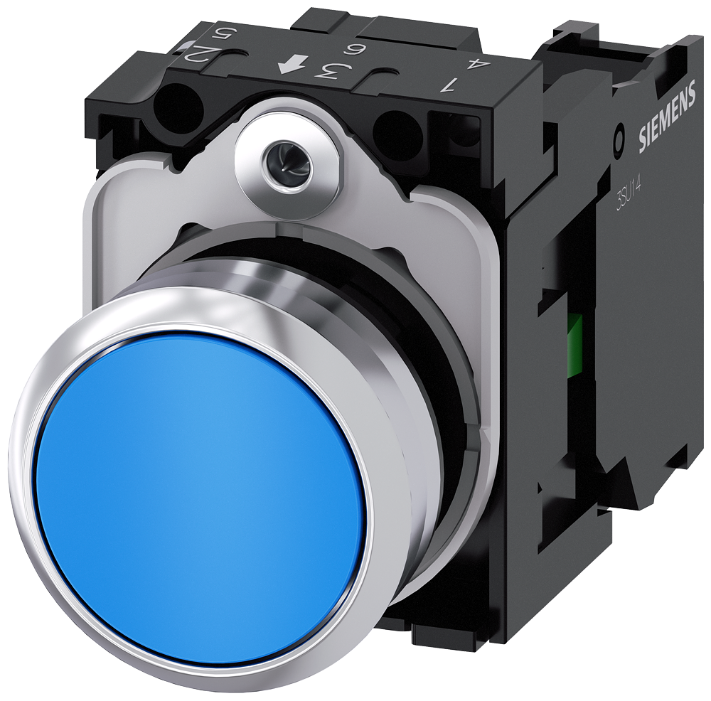 Control Industrial Siemens 3SU1150-0AB50-1BA0 azul