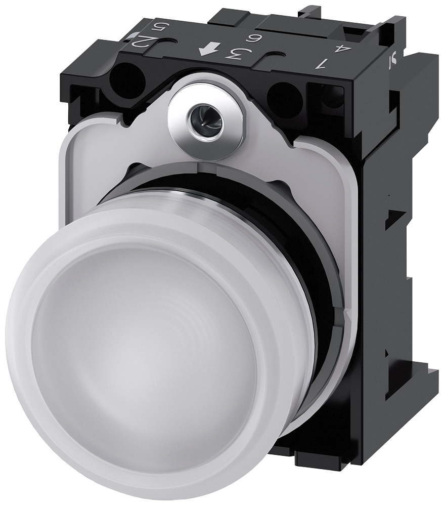 Lámpara de Señalización LED Siemens 3SU1152-6AA60-1AA0