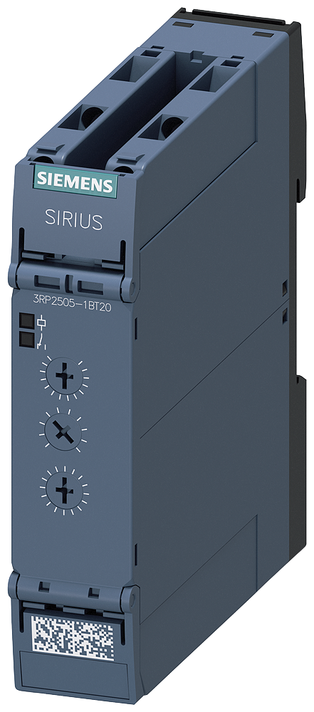 Relé temporizador azul Siemens modelo 3RP2505-1BT20