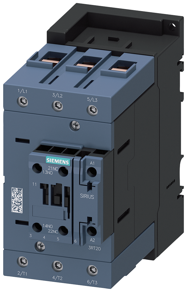 Contactor de potencia Siemens 3RT2045-1AN20 vista del producto