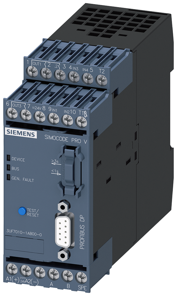 Unidad base SIMOCODE pro V Siemens 3UF7010-1AB00-0 vista del producto