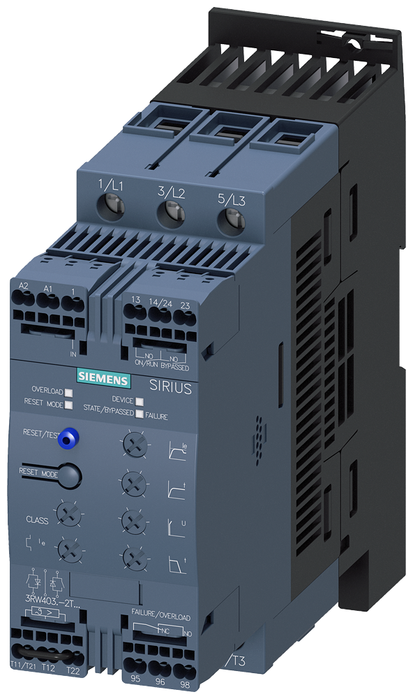 Arrancador suave SIRIUS S2 para motores Siemens 3RW4037-2TB05 vista del producto