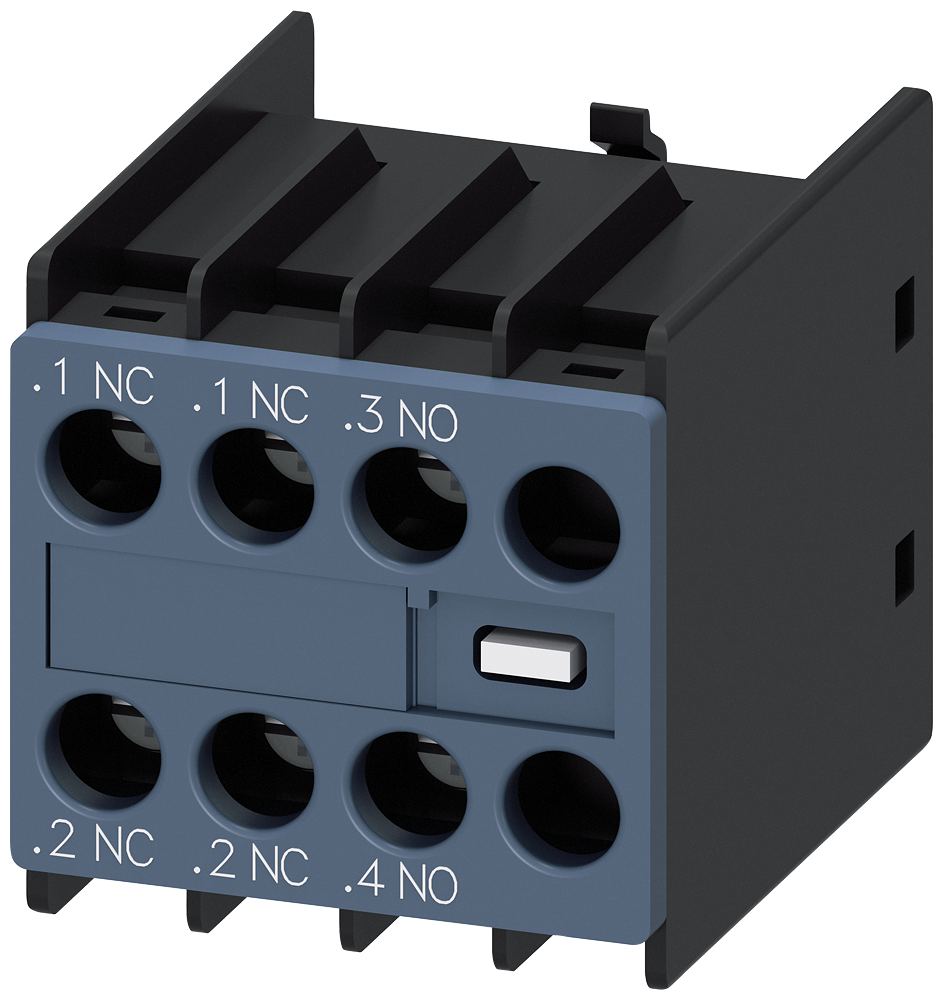 3RH2911-1HA12 Siemens Bloque Auxiliares Frente 1NA 2NC Para Contactores 3RT2 Y 3RH2 México B2B