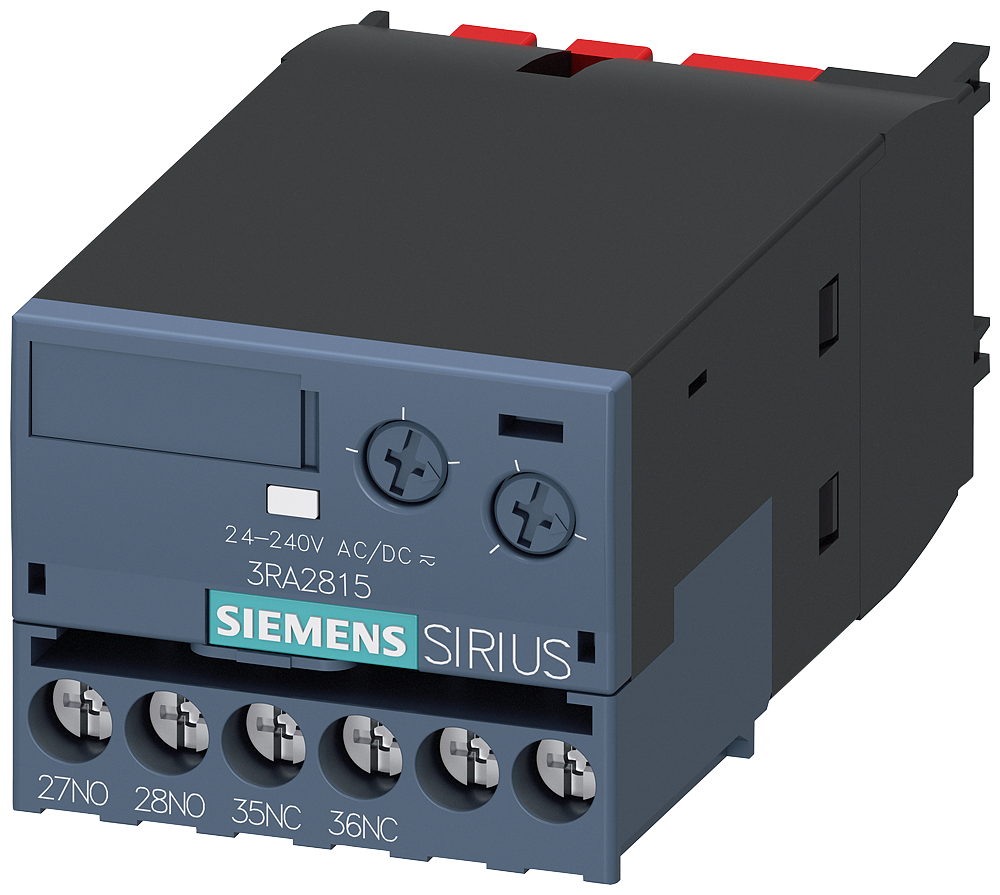 Control Industrial Siemens 3RA2815-1FW10 gris variante retardada