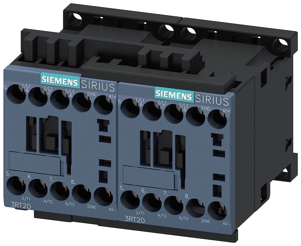 Control Industrial Siemens 3RA2315-8XB30-1BB4 azul, 2 unidades