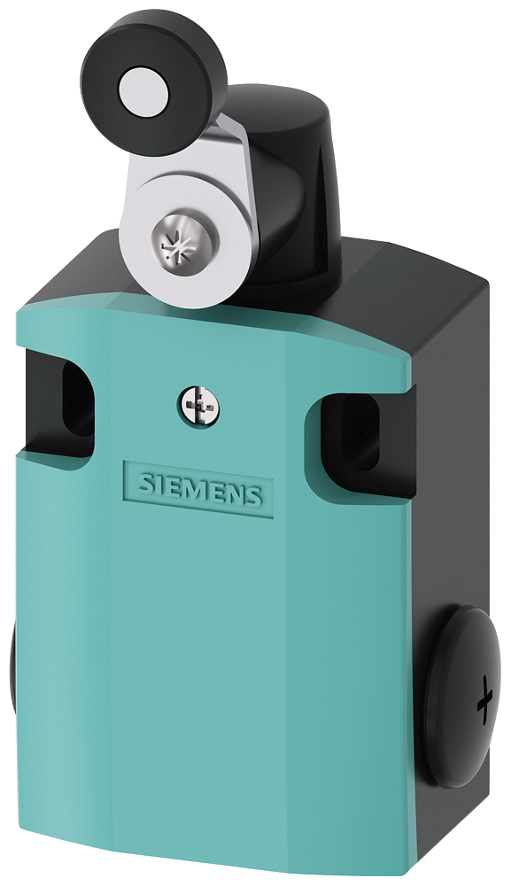 Interruptor de posición Siemens 3SE5122-0CH01 caja metálica turquesa 56 mm