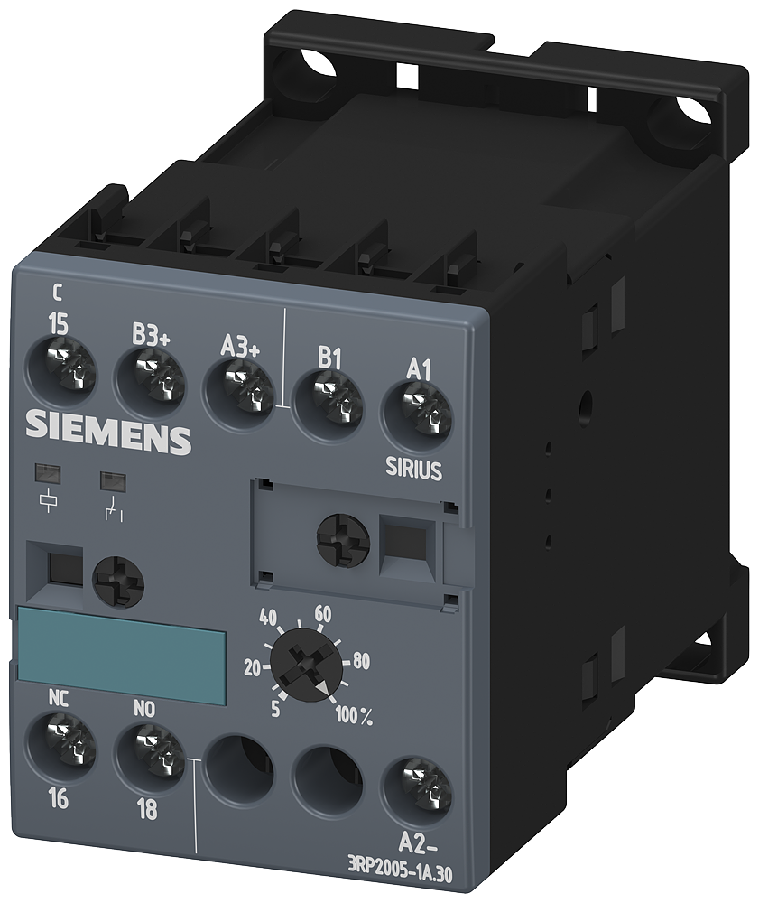 Relé temporizador Siemens 3RP2005-1AQ30 gris