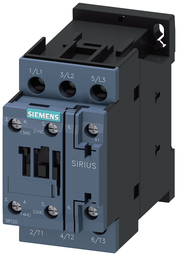 Control Industrial Siemens 3RT2027-1AK60 Contactor de potencia S0