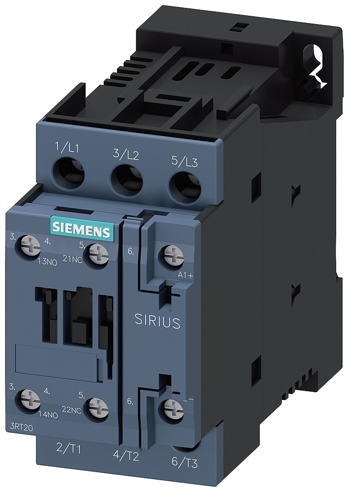 Contactor de potencia Siemens modelo 3RT2024-1BB40