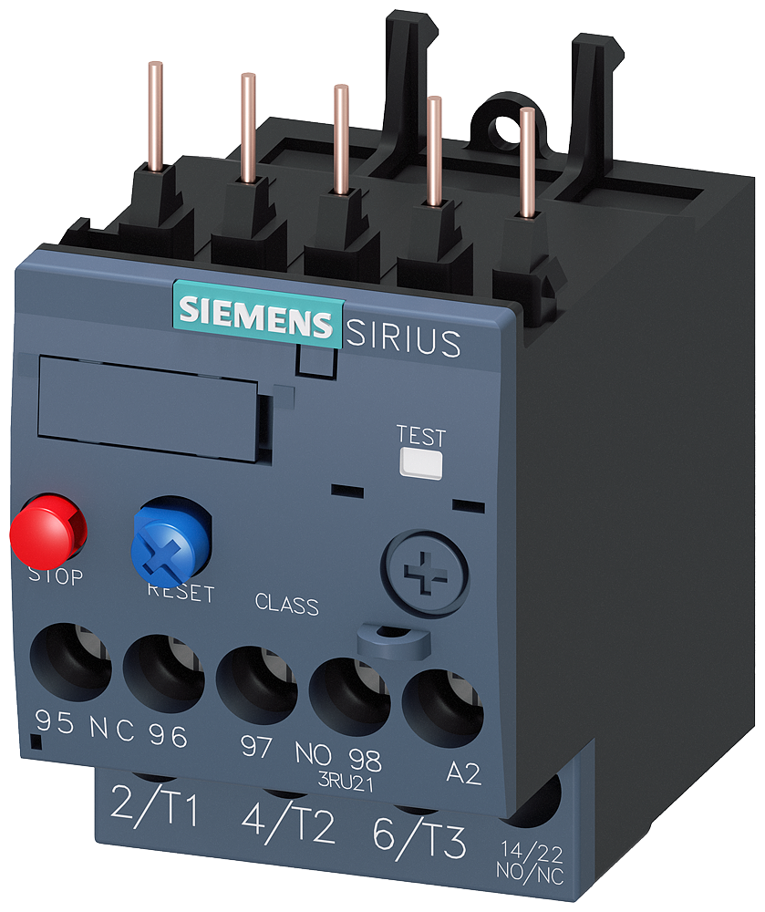 Control industrial Siemens 3RU2116-1CB0 Relé de Sobrecarga para Contactores