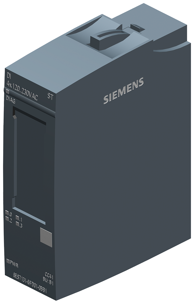 Automatizacion Siemens SIMATIC ET 200SP Módulo DI 4x 120..230 V AC CE Standard 6ES7131-6FD01-0BB1