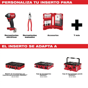 Insertos De Espuma Packout Milwaukee 48-22-8451