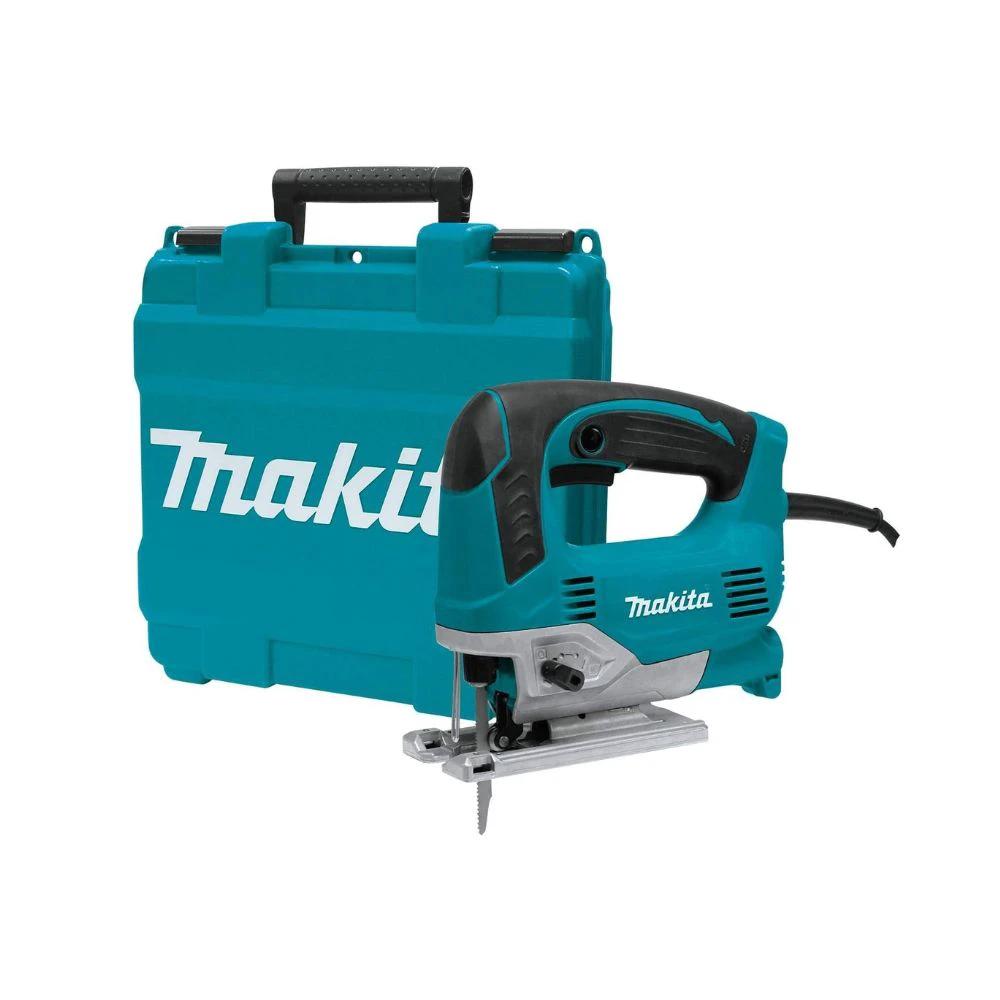 Sierra caladora azul Makita JV-0600-K vista del producto