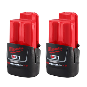 Juego de baterías compactas M12 REDLITHIUM 2pzs. Milwaukee 48-11-2411