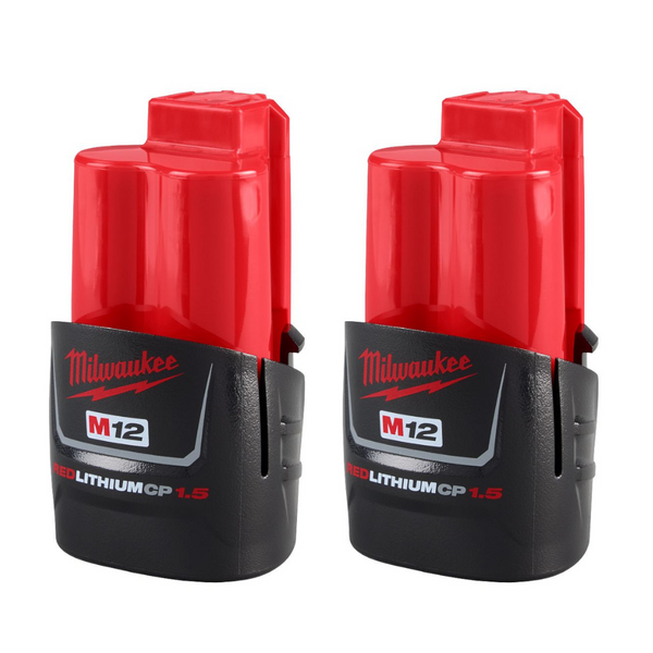 Juego de baterías compactas M12 REDLITHIUM 2pzs. Milwaukee 48-11-2411