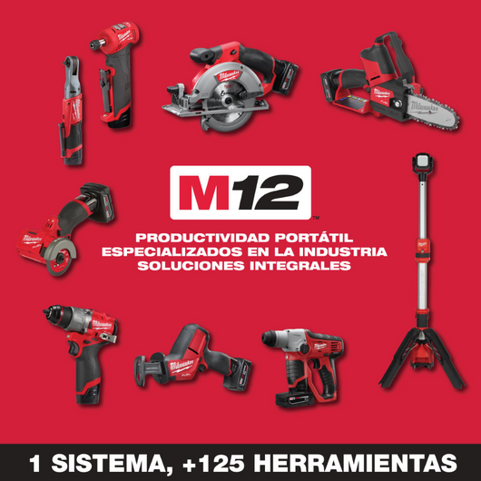 Juego de baterías compactas M12 REDLITHIUM 2pzs. Milwaukee 48-11-2411