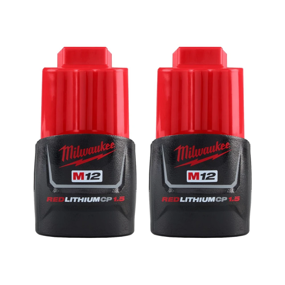 Juego de baterías compactas M12 REDLITHIUM 2pzs. Milwaukee 48-11-2411