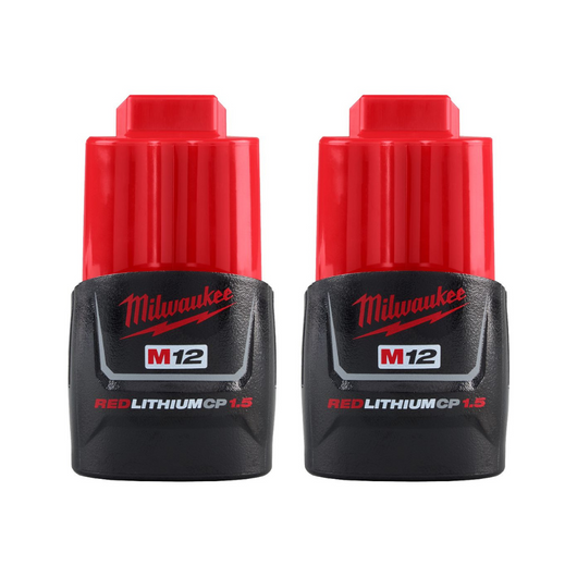 Juego de baterías compactas M12 REDLITHIUM 2pzs. Milwaukee 48-11-2411