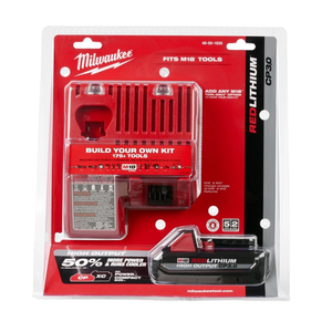 Kit básico Cargador/Batería M18™ REDLITHIUM™ HIGH OUTPUT™ CP3.0 Milwaukee 48-59-1835