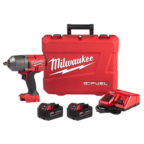Llave de impacto M18 FUEL High Torque de 1/2" con juego de anillo de friccion Milwaukee 2767-22R