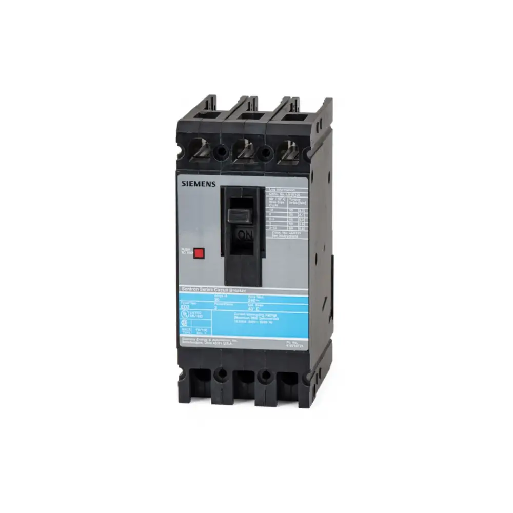 Interruptor Automático Trifásico de Potencia Industrial Siemens ED23B050MX