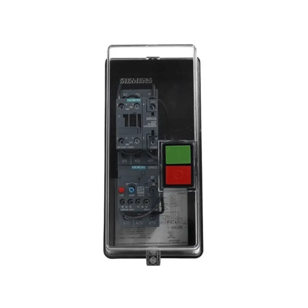 Arrancador directo Siemens MX4:3RE5110-1EA15-1AN6 Envolvente S00 220 V AC Contactor 2,8 a 4 A