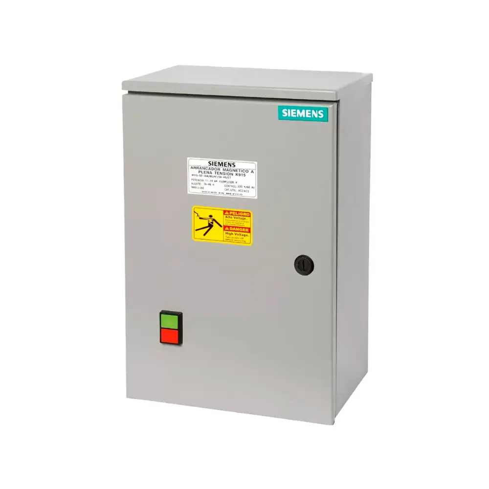 Control Industrial Siemens 3RE51614GB360AR6 MX4 Series Industrial Controller GB360AR6 24VDC gris
