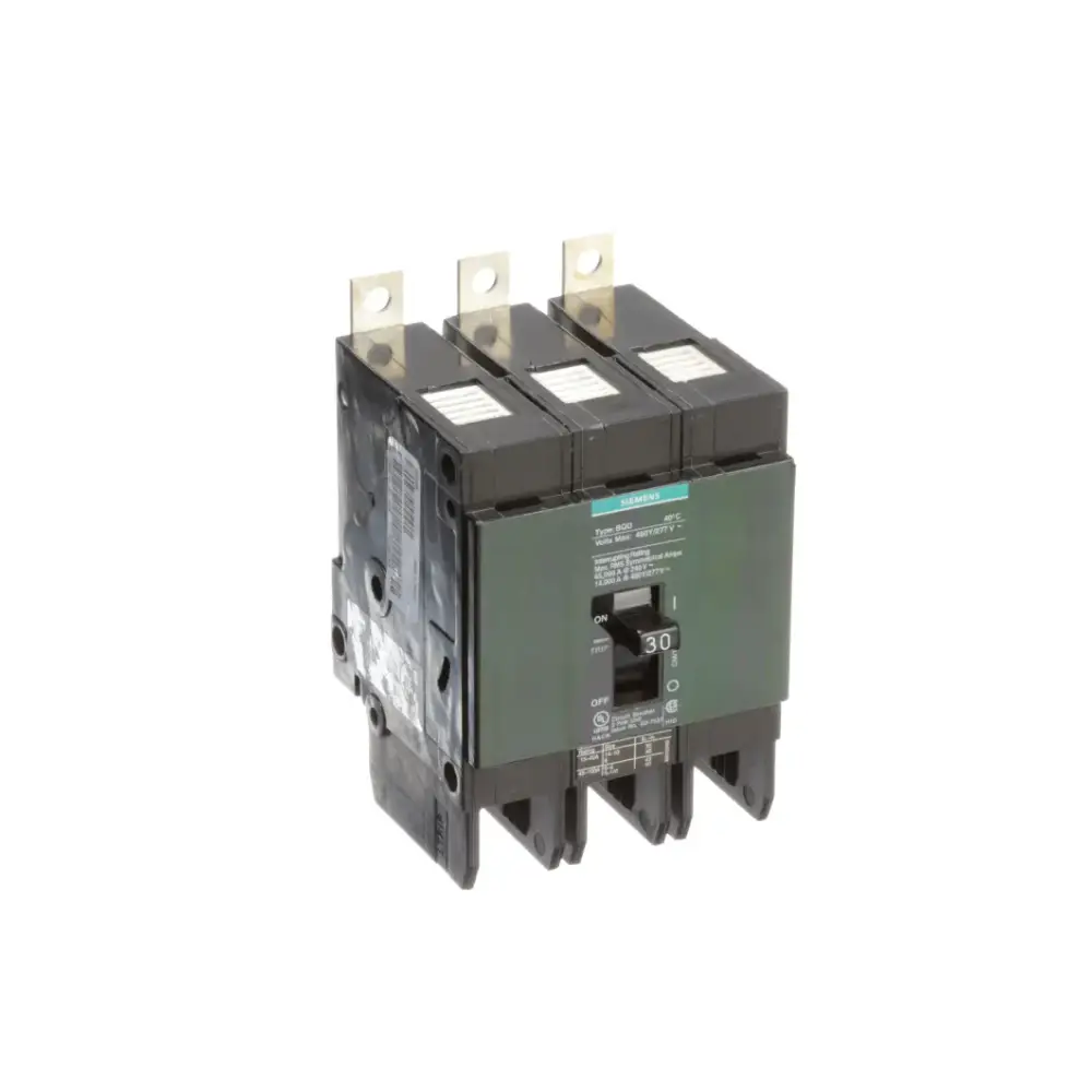 MXBQD330 Siemens Interruptor 3P 30 A 480 V CA 14 kA Alta Capacidad Para Automatización Industrial