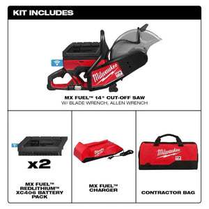 Kit de sierra de corte con 2 baterias Mx Fuel 14" Milwaukee MXF314-2XC