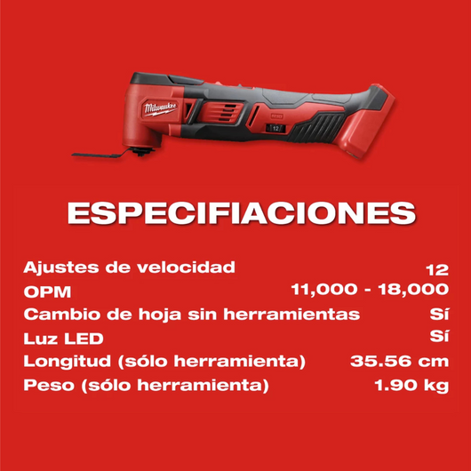 MULTIHERRAMIENTA MILWAUKEE M18 FUEL™ 2626-20