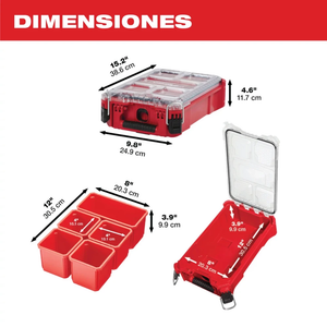 Organizador compacto Milwaukee PACKOUT 48-22-8435
