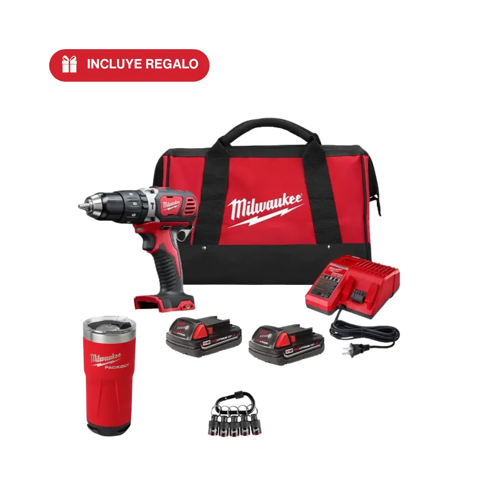 Combo Rotomartillo M18 + Vaso Packout + PortaBrocas Milwaukee P226-2607