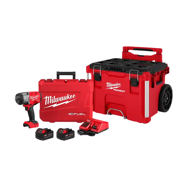 Llave de Impacto M18 Milwaukee 2967-22 + Caja Herramientas
