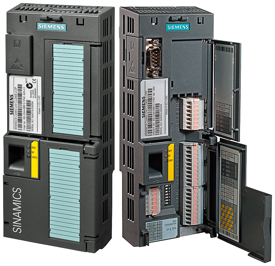 Control de movimiento Siemens 6SL3244-0BB12-1BA1 gris